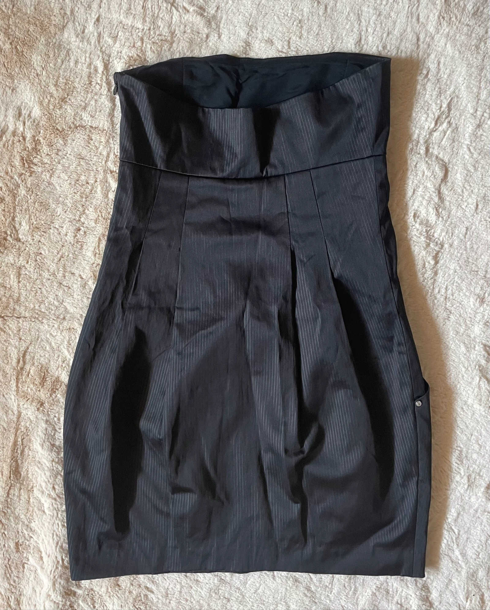 Robe Miss Sixty noir à rayures diplomatiques taille S – photo 2